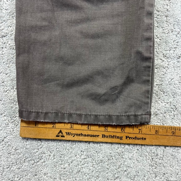 Eddie Bauer Cargo Pants Womens Size 8 Brown Cotton Utility Outdoor Low Rise - Picture 13 of 14